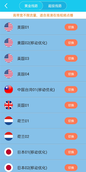 旋风加速器国际版android下载效果预览图